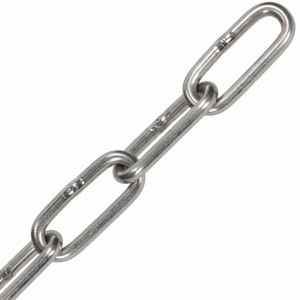 Chain steel A4 DIN 763 Ø 5mm Long