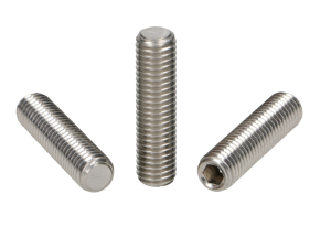 M10×45 Stainless Steel Set Screw DIN 913 A2 (flat-point)