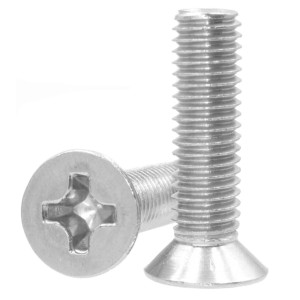 M3×4 Stainless Steel Countersunk Cross-Recess Screw DIN 965 A2