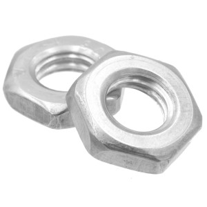 M10 Left-Hand Stainless Steel Thin Nut DIN 439 A2
