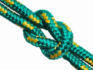 Lina pleciona polipropylenowa 4mm zielono/żółta