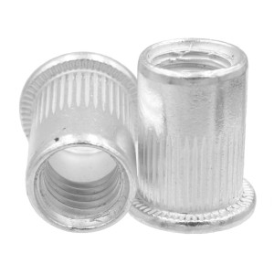 Flat Head Rivet Nuts Aluminium M4