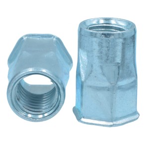 Hex Body Rivet Nuts CSK reduced Head M10 Steel-Zinc Plated