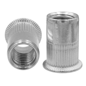 Countersunk Head Rivet Nuts knurled body A2 M10
