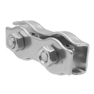 Zacisk siodełkowy podwójny nierdzewny Art 8331 Ø 2mm