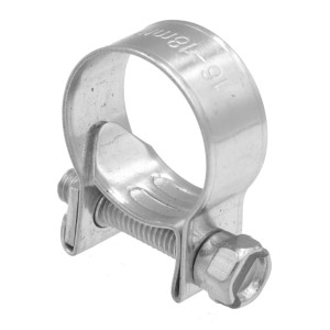 15-17 mm Stainless Steel Hose Clamp GBS MINI W4 (AISI 304)