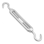 Śruba rzymska nierdzewna hak-hak M4