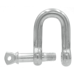 Stainless steel D - Shackle Ø 8mm