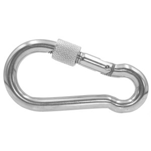 Spring hook with safety nut 11x120 Art. 8004 A4