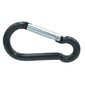 Karabińczyk nierdzewny aluminiowy 6x60 Czarny