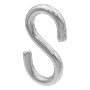 Hook typ "S" A4 nierdzewny  Ø 8mm