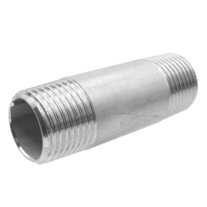 Stainless steel barrel nipple 1/8" - 150mm