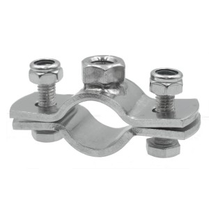 DN32 Heavy Duty Pipe Clamp Steel 304 & Nut