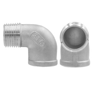 2 1/2" Street Threaded Elbow 90° stainless steel 316