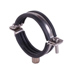 15-19 mm Heavy Duty Pipe Clamp With Rubber Profile & Nut
