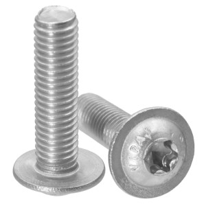 M8×30 Stainless Steel Button-Head Torx Flange Screw ISO 7380-2 MF A2