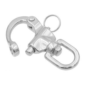 Swivel Snap shackle with eye Ø 87 mm