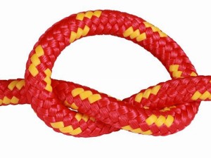 Lina pleciona polipropylenowa 5mm czerwono/żółta
