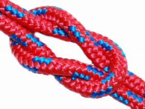 Lina pleciona polipropylenowa 8mm czerwono/niebieska