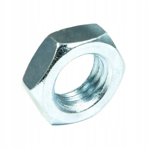 DIN 439 OC M10x1 Nakrętka niska drobnozwojna Ocynkowana