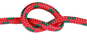Lina pleciona polipropylenowa 8mm czerwono/zielona